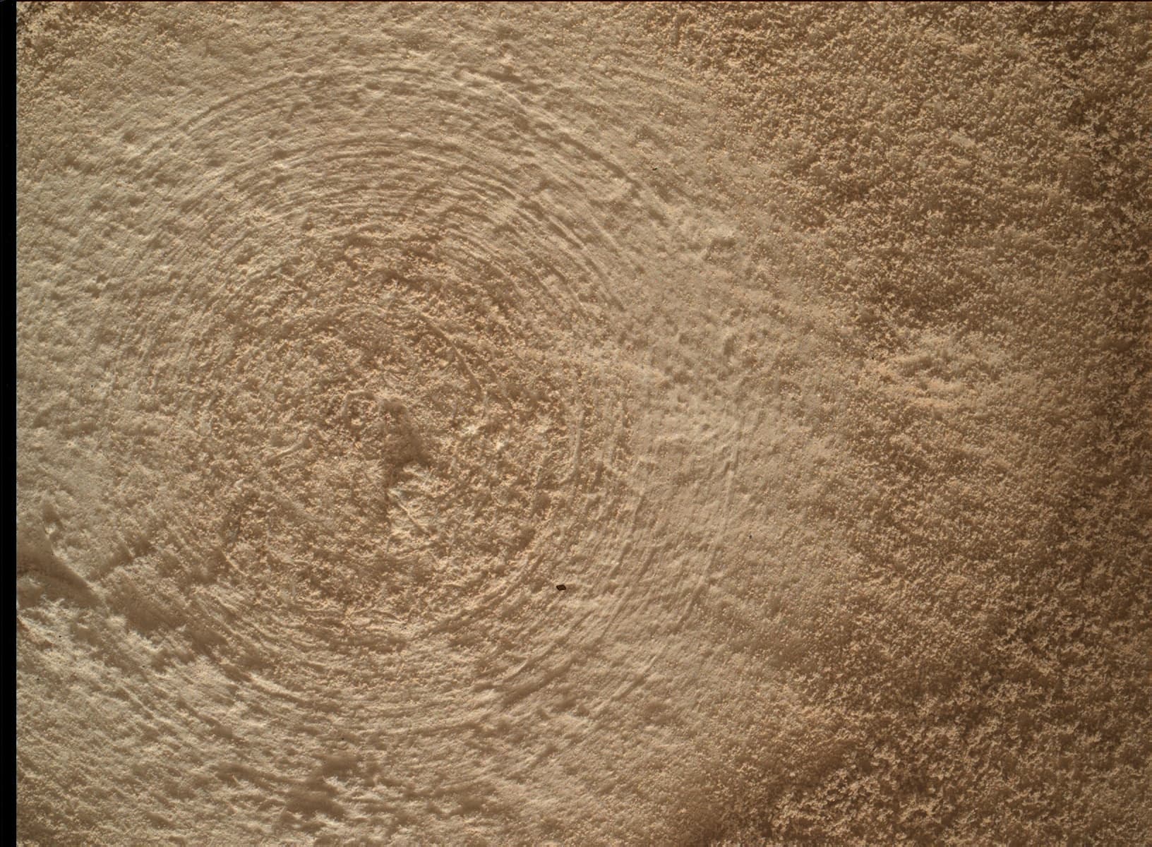 Foto de Marte da câmera MAHLI