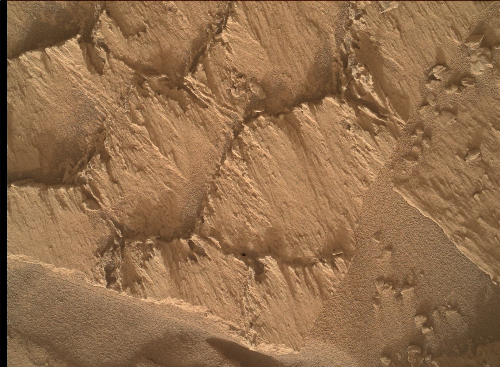 Foto de Marte da câmera MAHLI