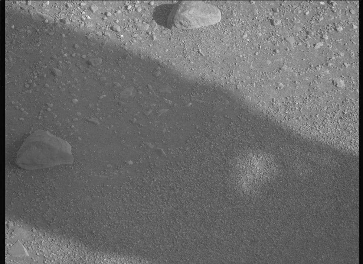 Foto de Marte da câmera MCZ_LEFT