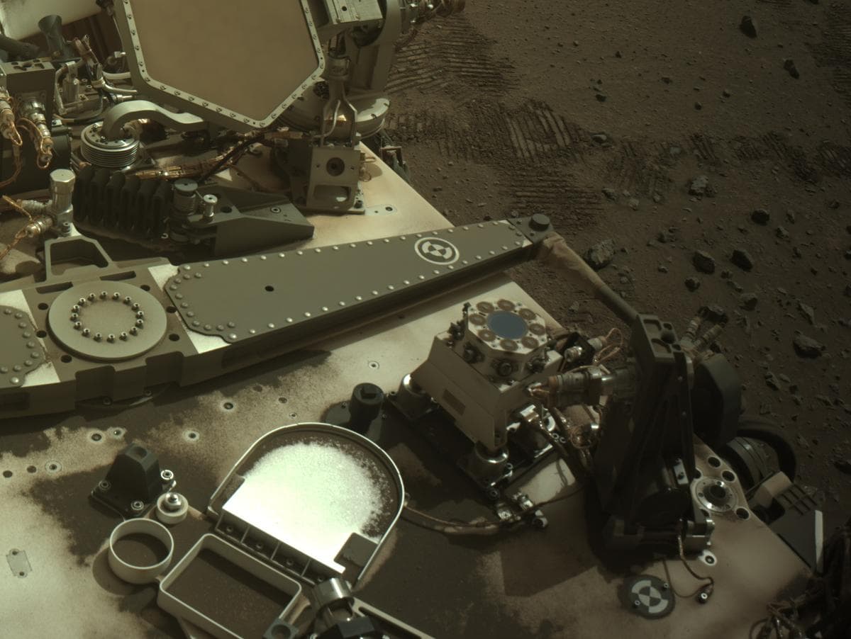 Foto de Marte da câmera NAVCAM_RIGHT