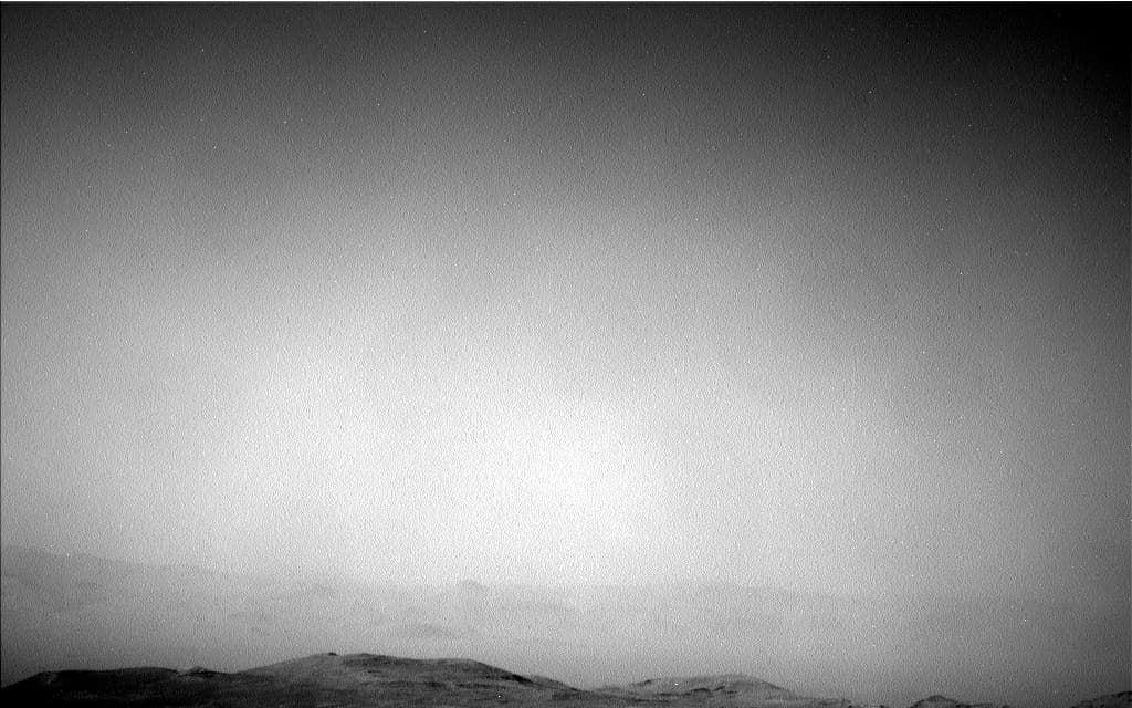 Foto de Marte da câmera NAV_LEFT_B